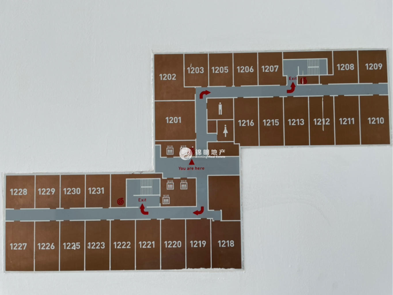 四川北路海泰时代大厦178平米写字楼出租